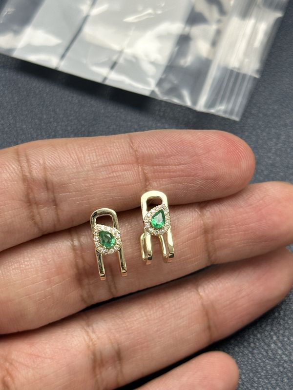 SE373 14KY EM-0.27ct D-0.14ct/2.63g