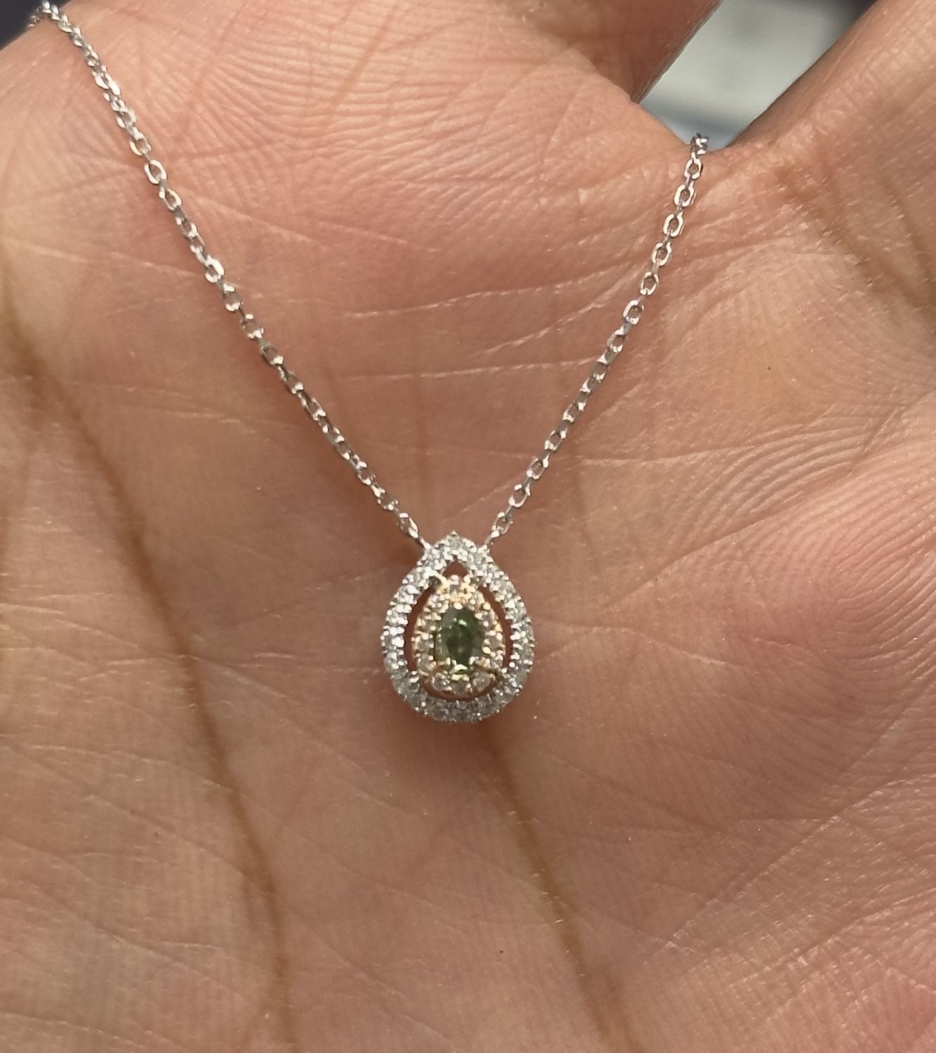 SN401 18KW GD-0.11ct D-0.21ct/1.6g