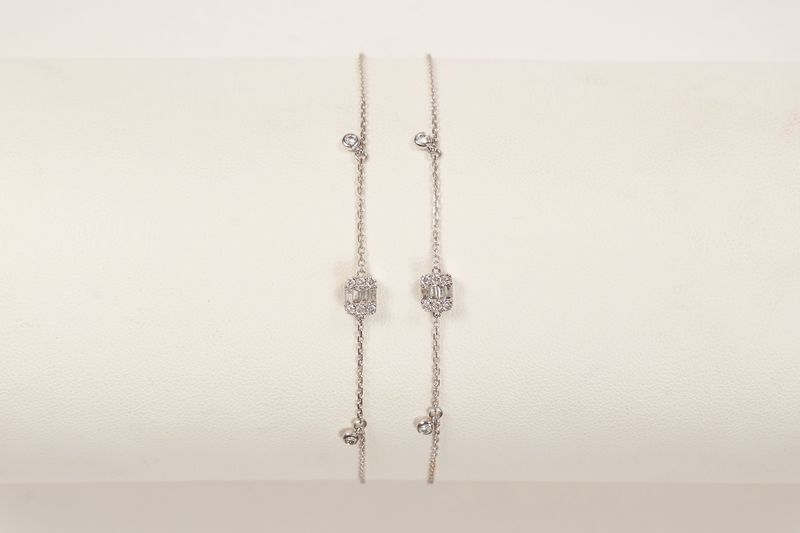 18k Illusion Diamond bracelet
