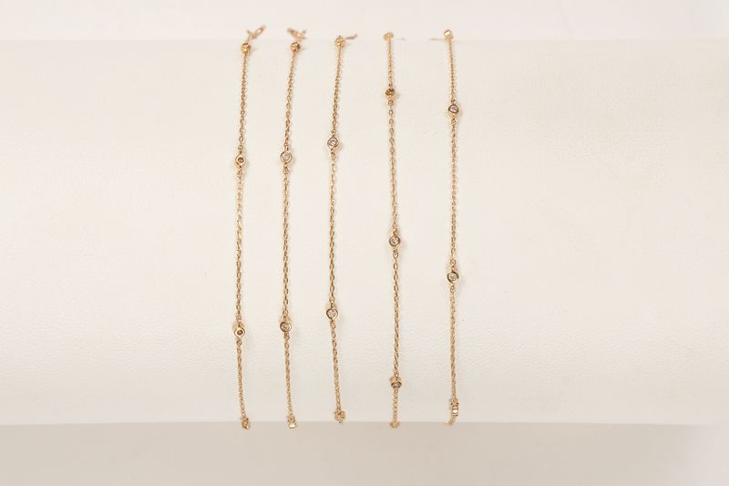 Dainty diamond bracelet