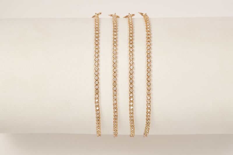Diamond Half Paperclip Bracelet
