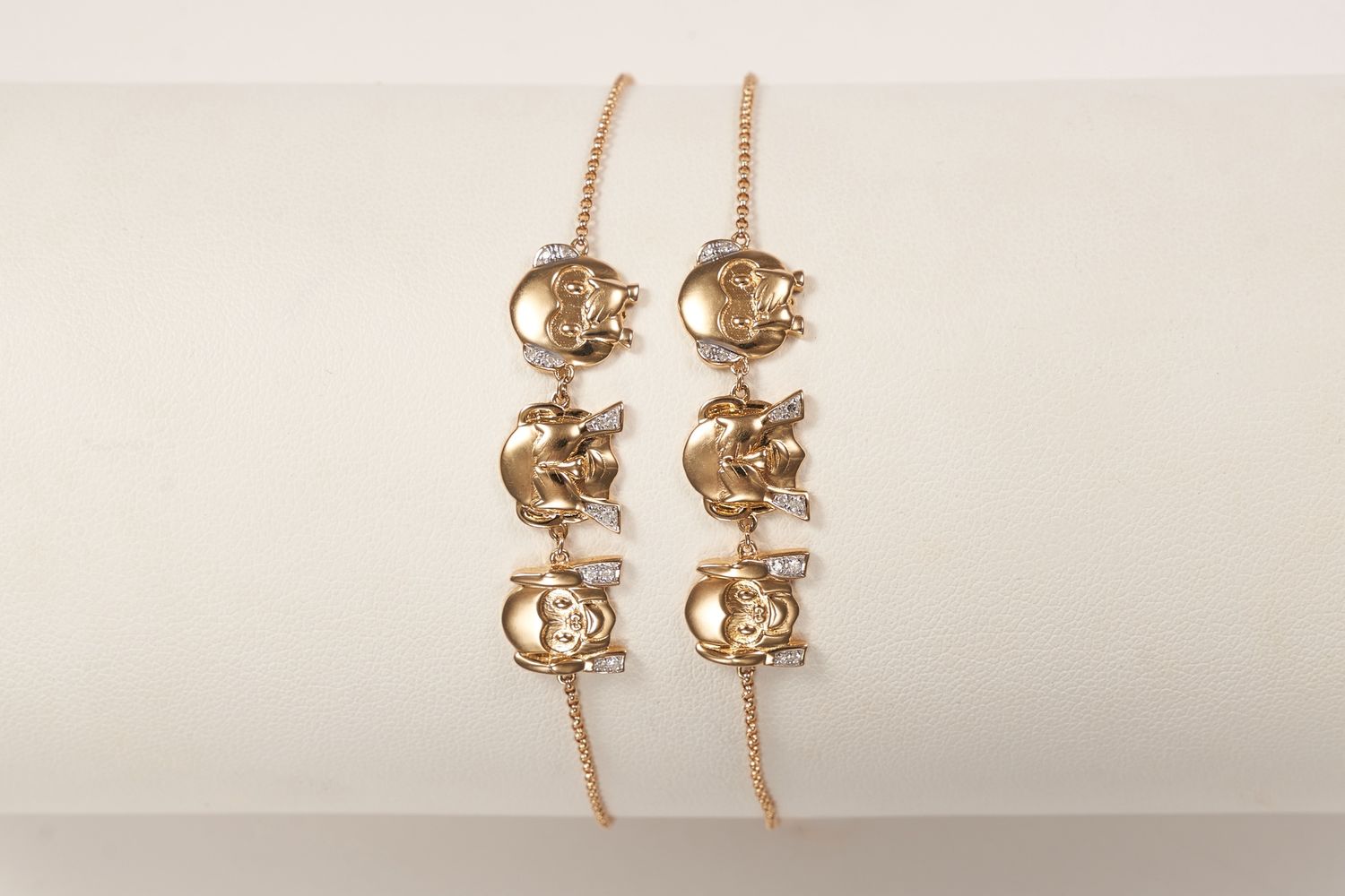 3 monkey bracelet