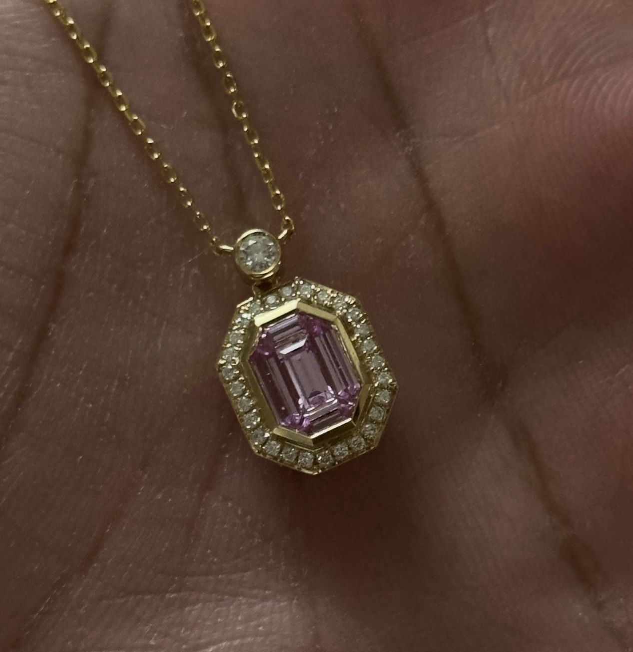 SN418 18KY PS-0.68ct D-0.16ct/3.38g