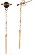 Diamond Bar Earrings