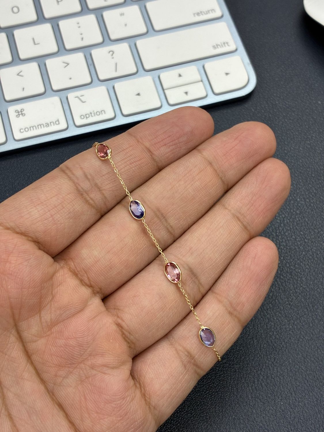 SB218 18KY TZ+PT-2.9ct/1.52g