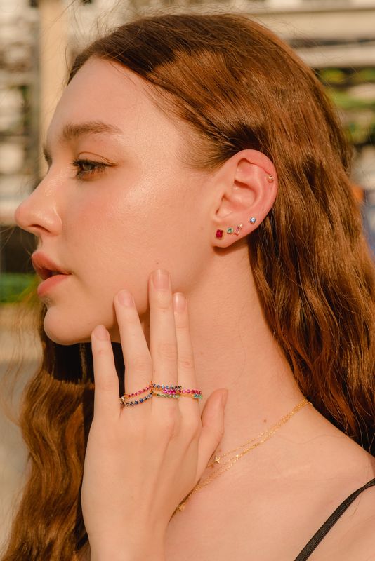 Ruby Fizz Studs