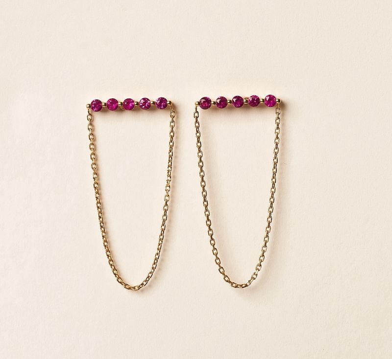 SE279 Bar dangle earrings