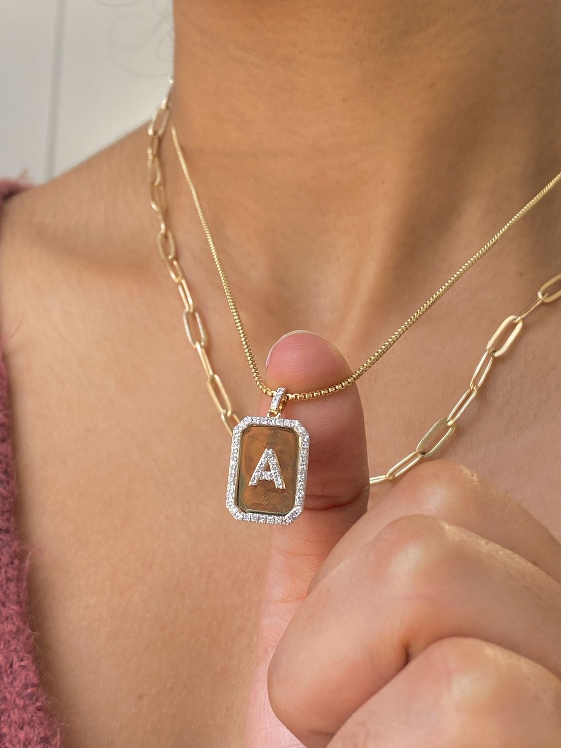Initial Dog Tag