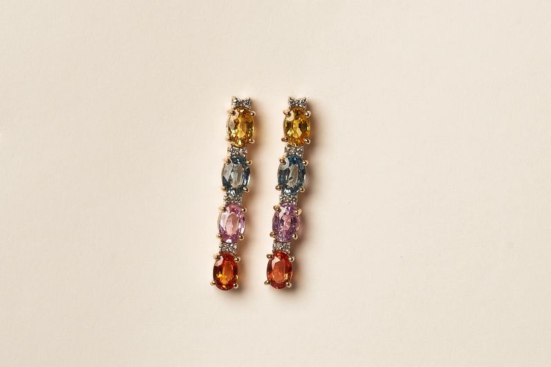 Dangle earrings NE-0184