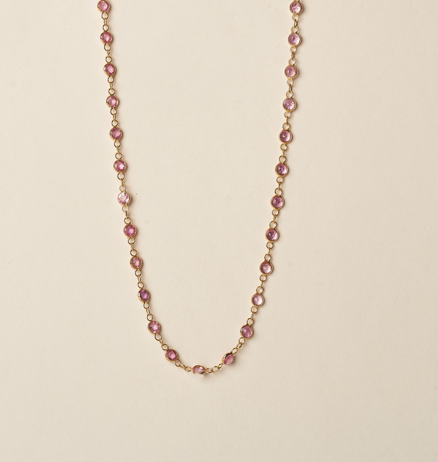 SN372 Bezel gemstone tennis
