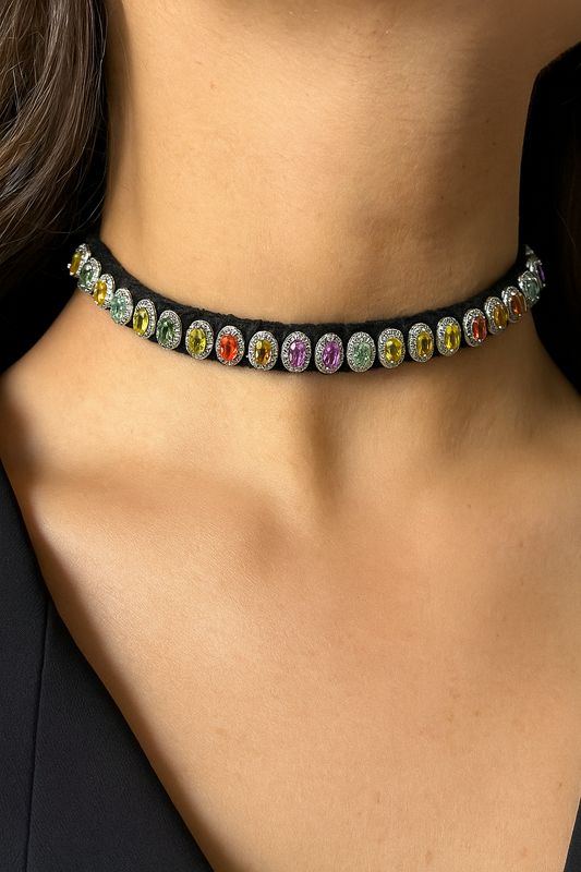 Macrame Choker SN329