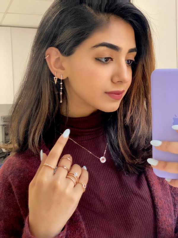 Diamond Drop Earrings