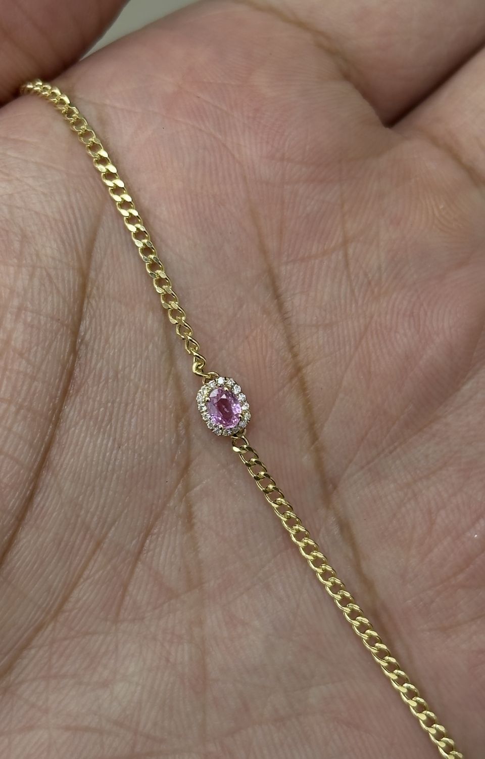 SB243 18KY PS-0.25ct D-0.05cts/1.28g