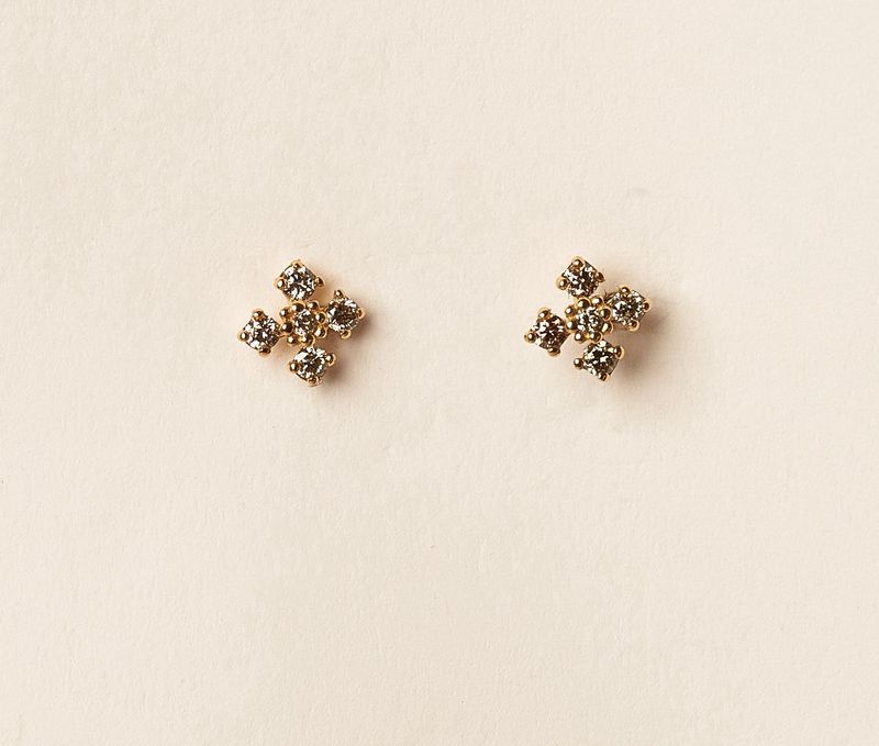 SE396 18KY Dia-0.107ct/0.35g