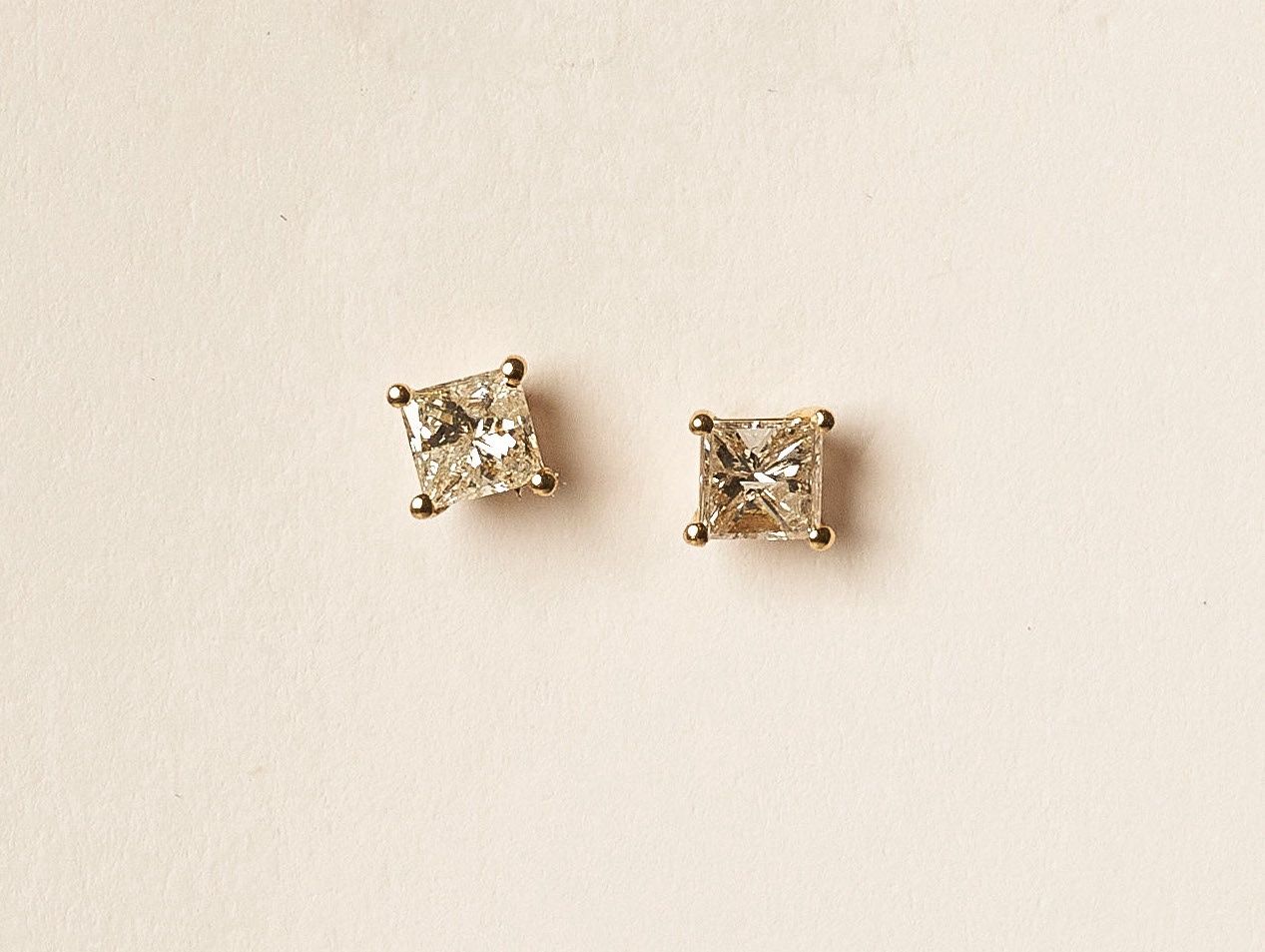 18KY Princess Dia-0.3ct/0.33g