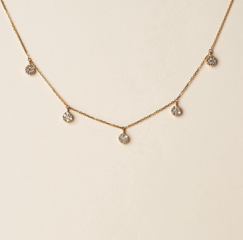 18K Dia drop .49ct/ 2.25g