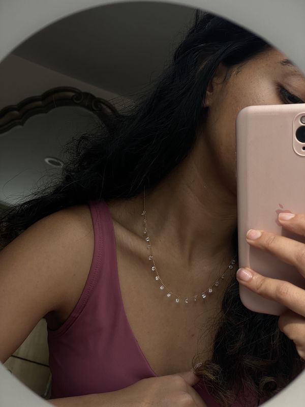 Floating Stone Necklace