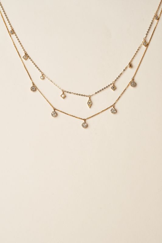Dangle Diamond Necklace