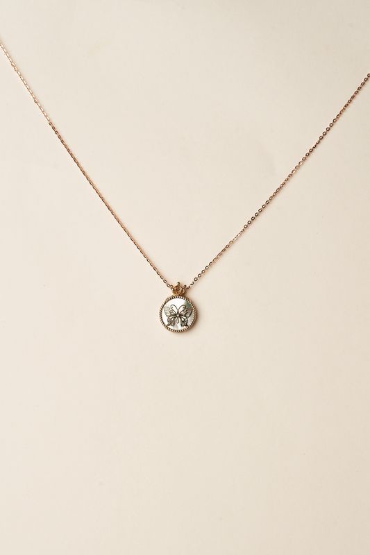 Fawn and Butterfly Reversible Necklace
