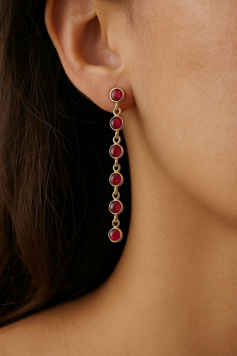 SE427 Round drop earrings