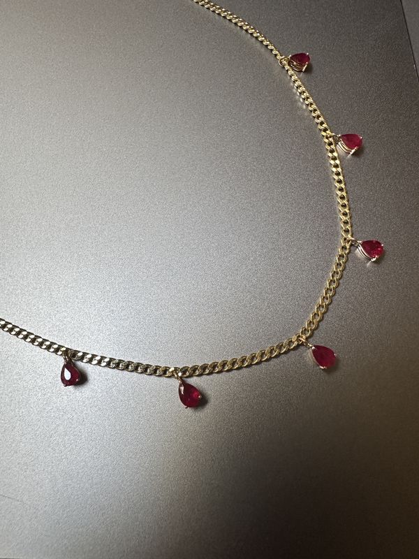 Teardrop Dangle Necklace