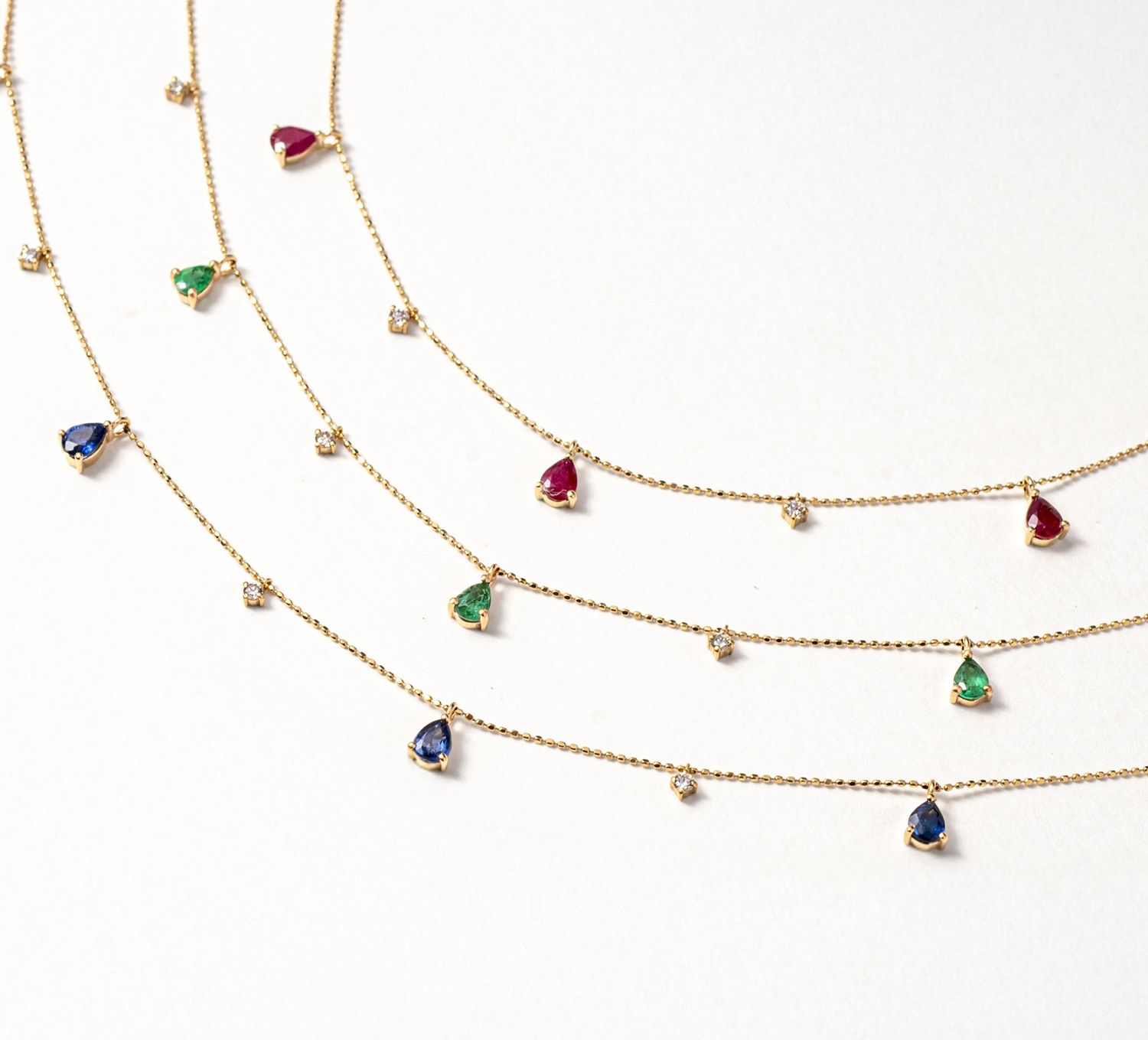 Hanging gemstone