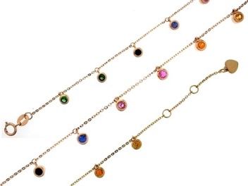Rainbow Dangle Bracelet