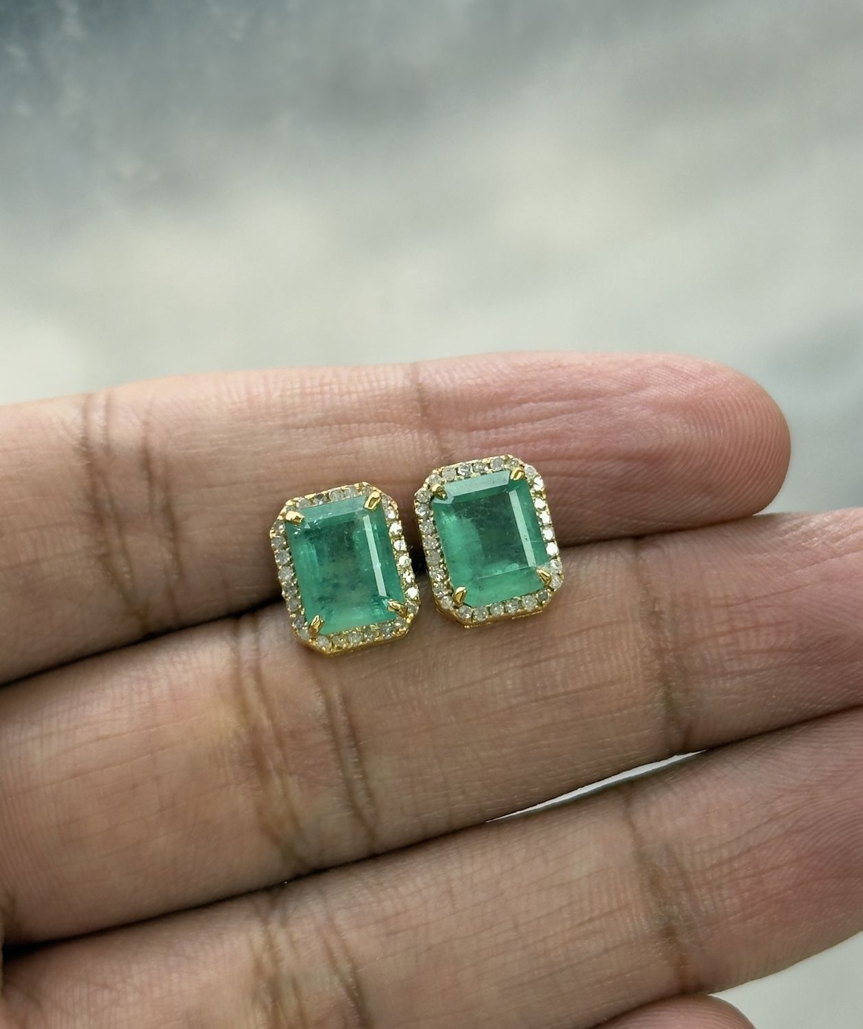 SE502 14KY EM-4.04ct D-0.31ct/2.08g