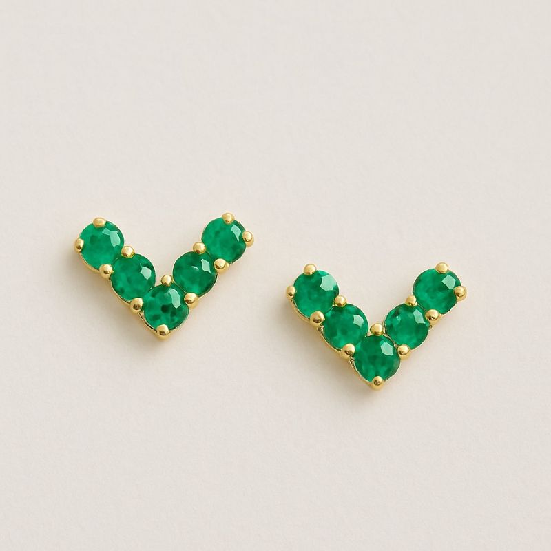 18KYG EMERALD ER-: 0.3cts 1.66g