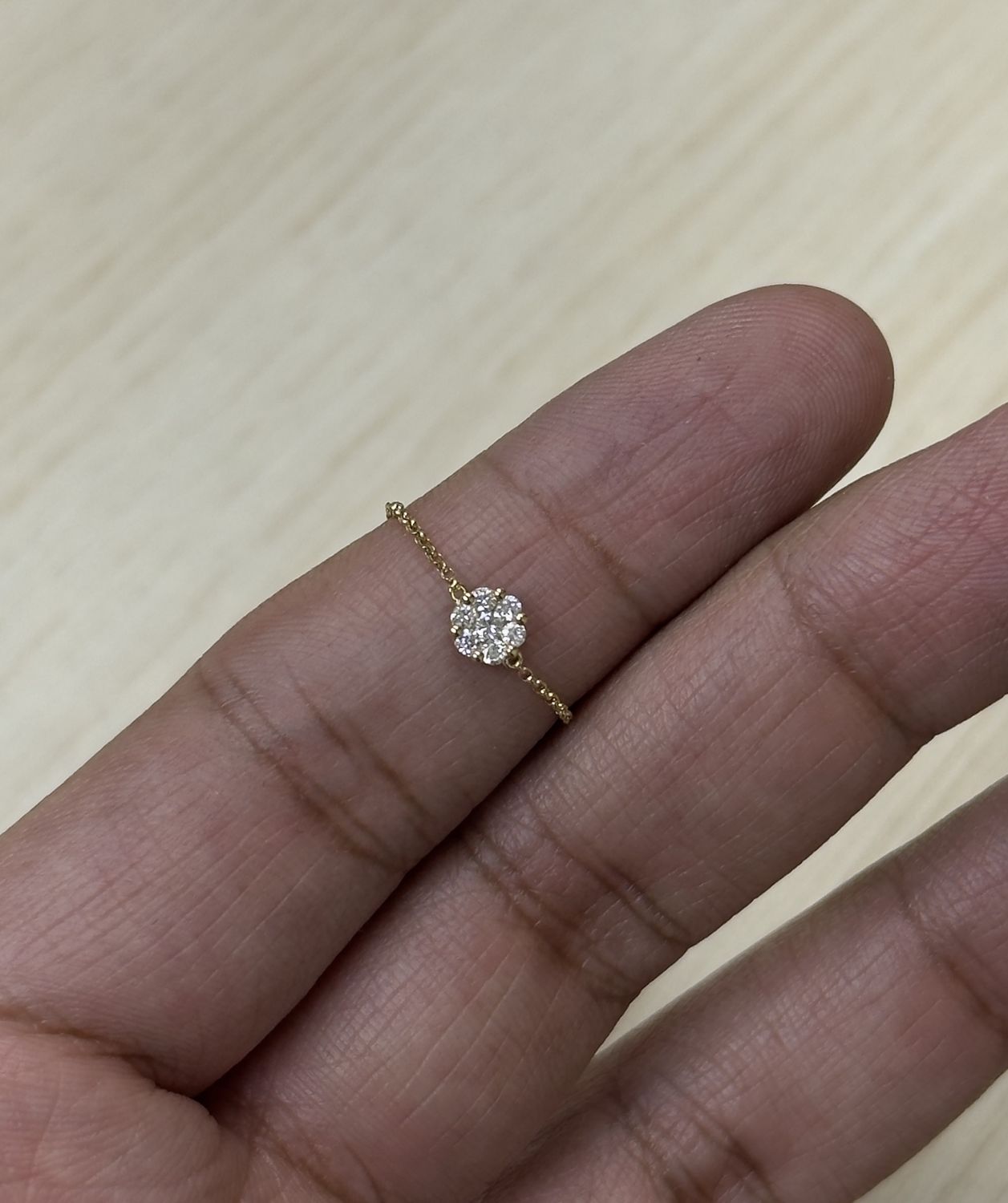 SR593 18KY Dia-0.15ct/0.76g
