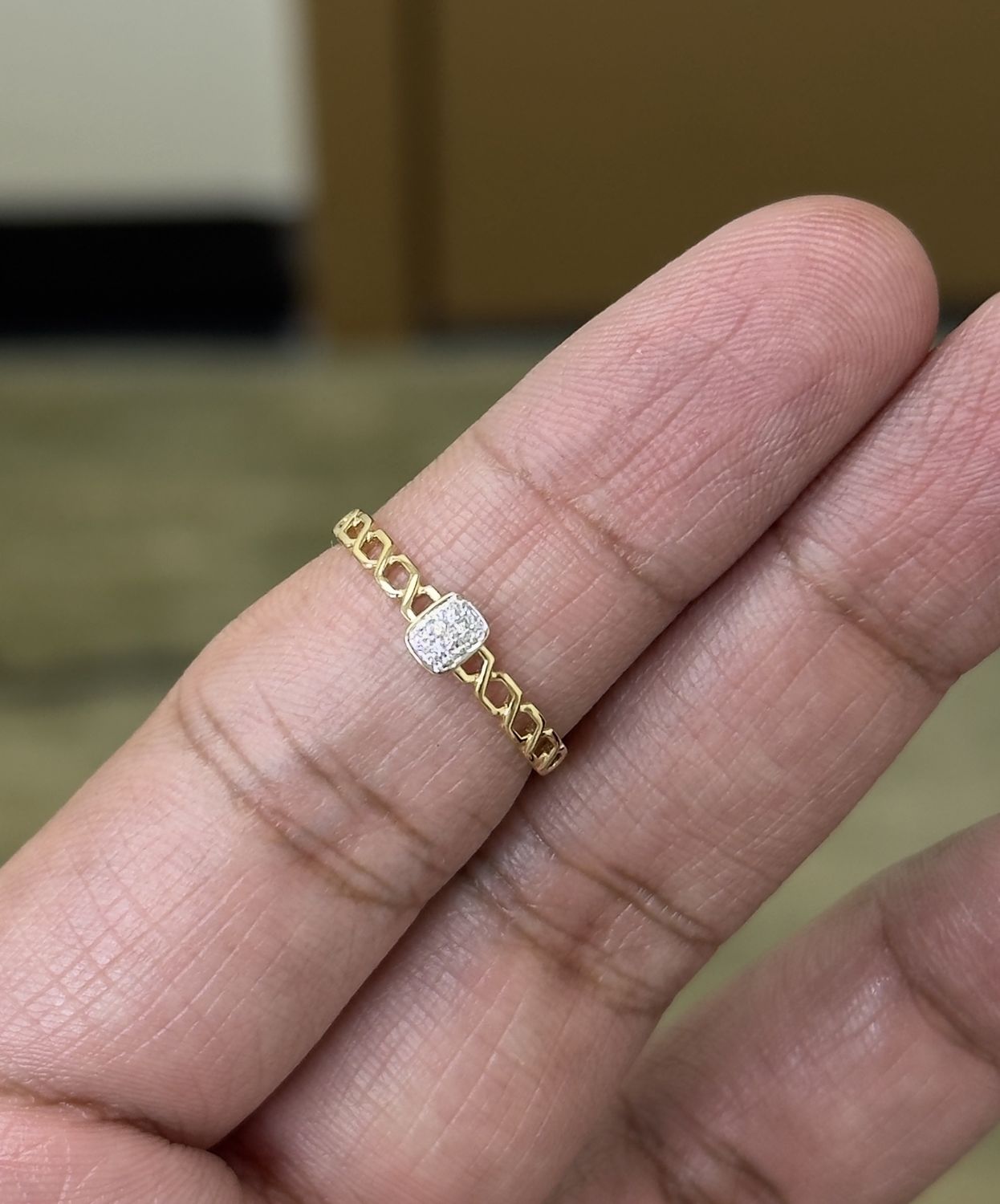 SR605 14KY Dia-0.03ct/1.22g