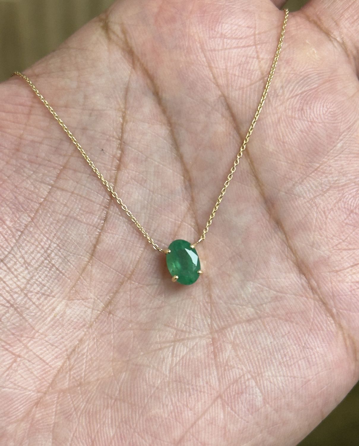Mini Emerald Necklace