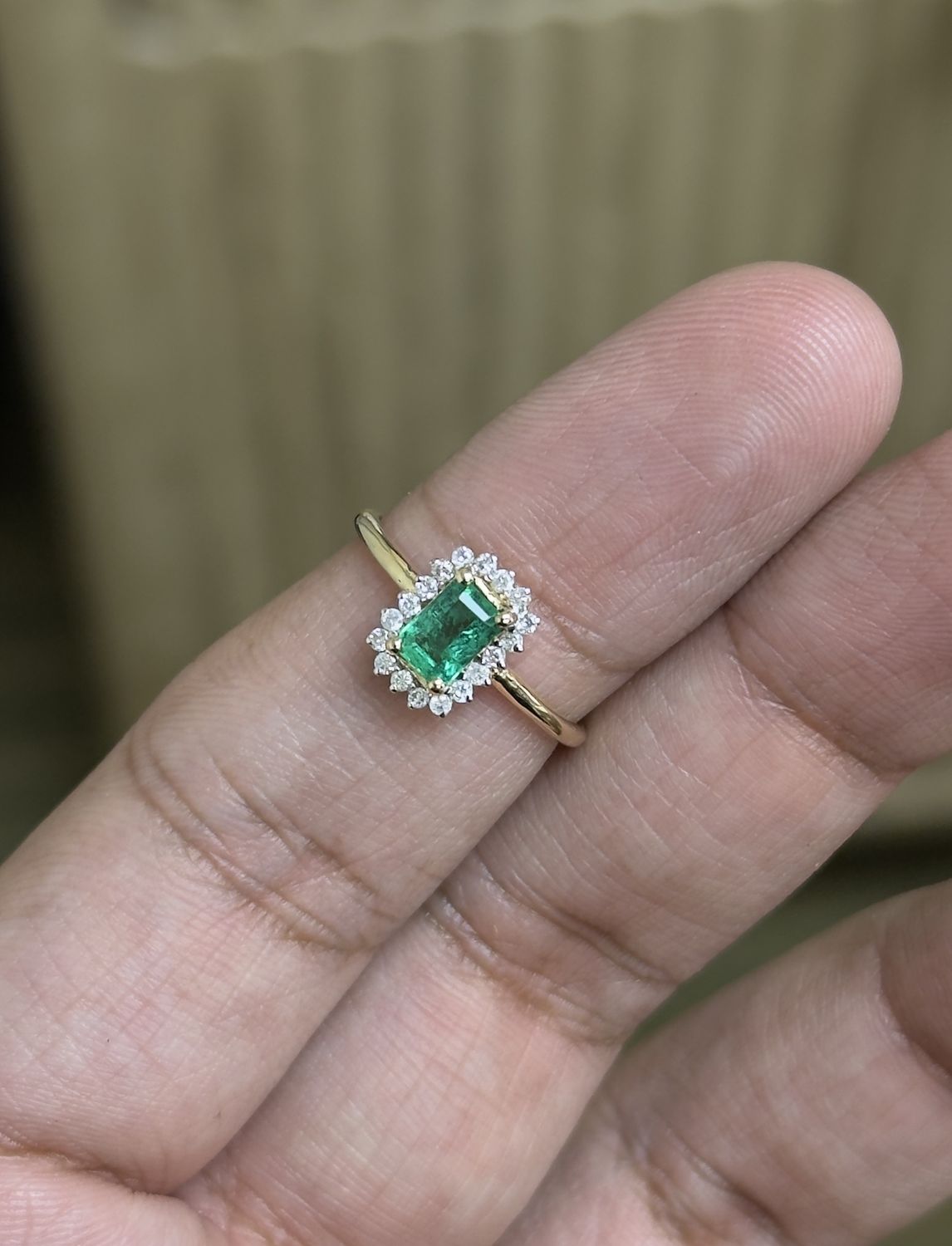 SR640 14KY EM-0.44ct D-0.15ct/1.72g