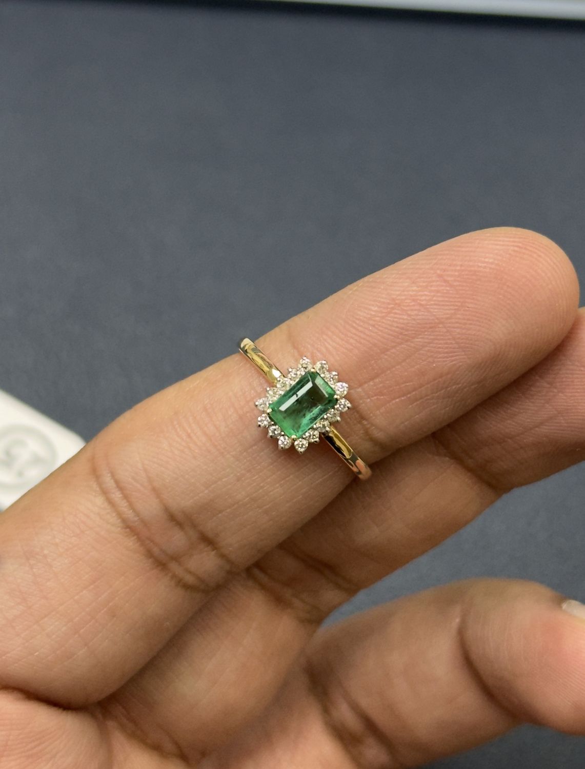 SR657 14KY EM-0.55ct D-0.12ct/1.81g