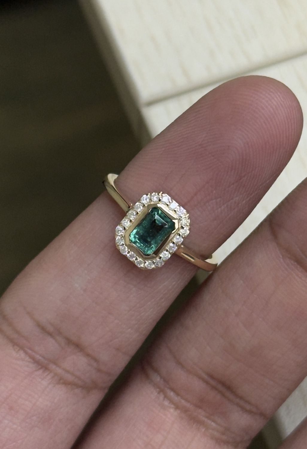 SR675 14KY EM-0.66ct D-0.16ct/2.36g