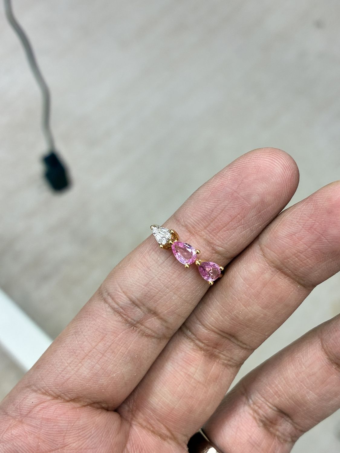 SR688 18KY PS-0.85ct D-0.07ct/1.93g