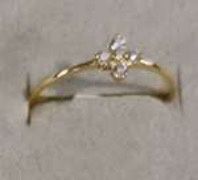 Diamond Petal Ring
