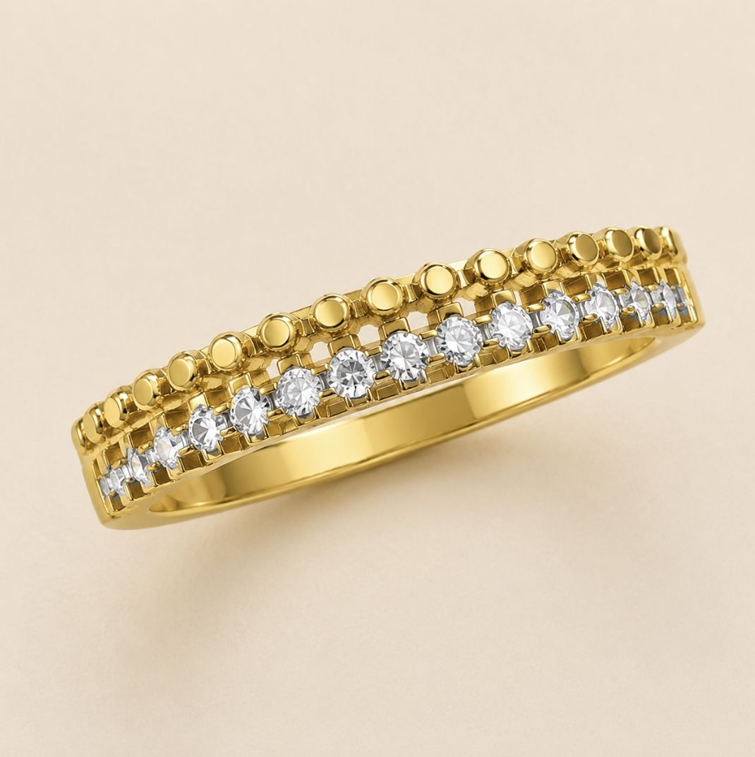 Diamond Bead Band
