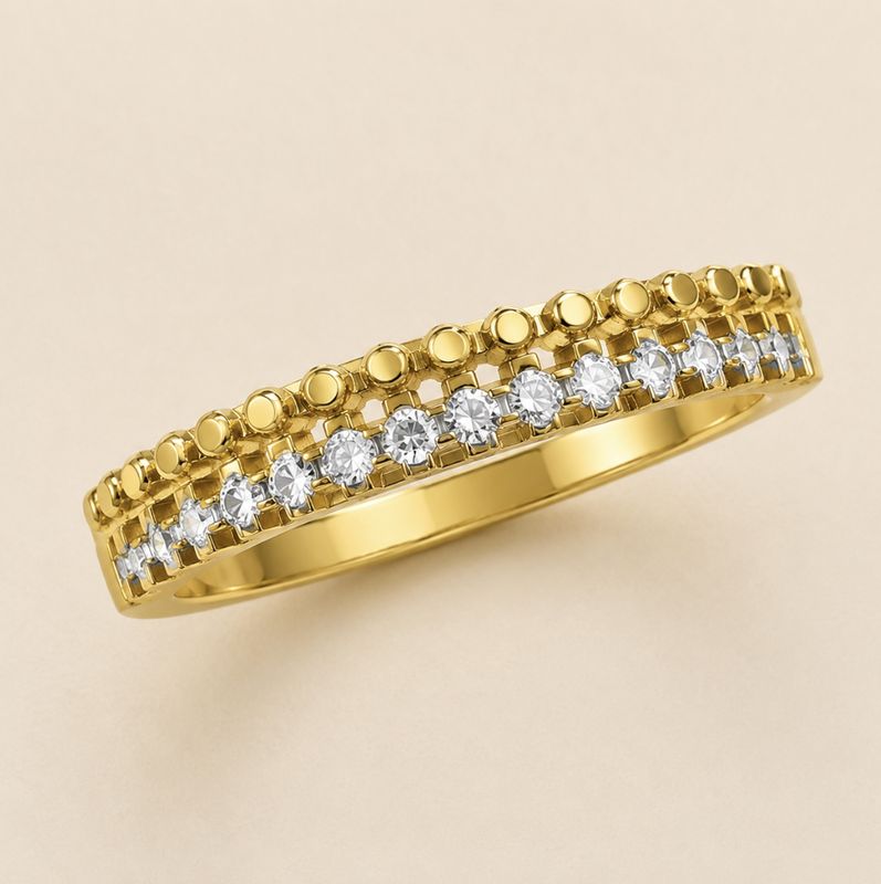 Diamond Bead Band