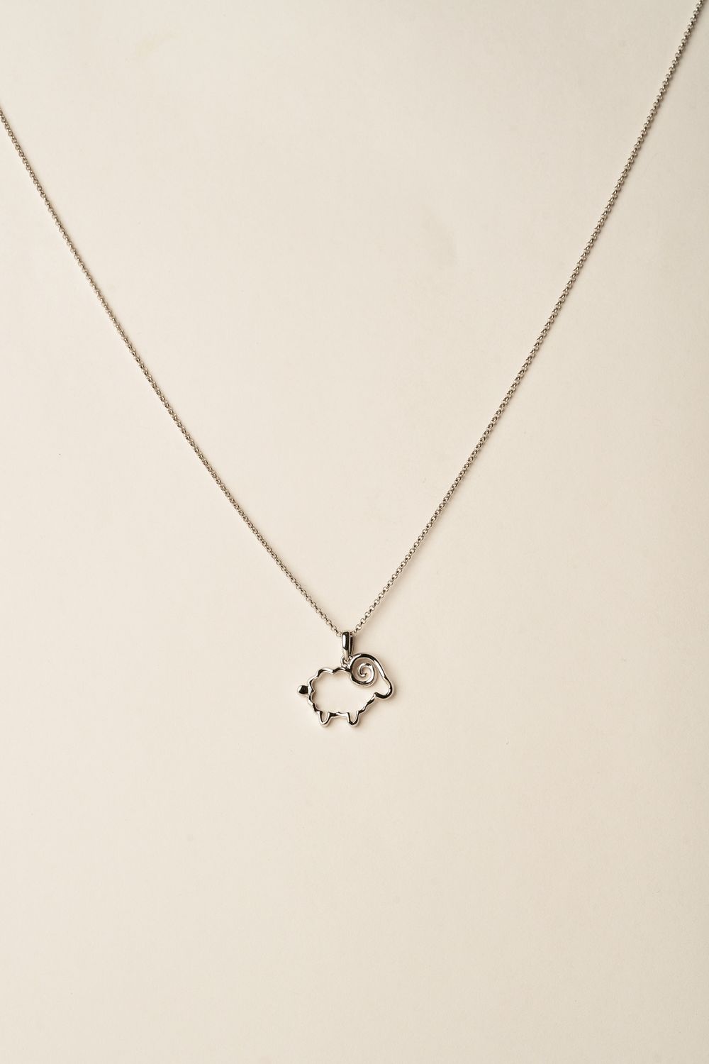 Whimsical Ram Necklace