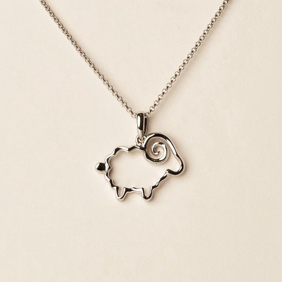 Whimsical Ram Necklace