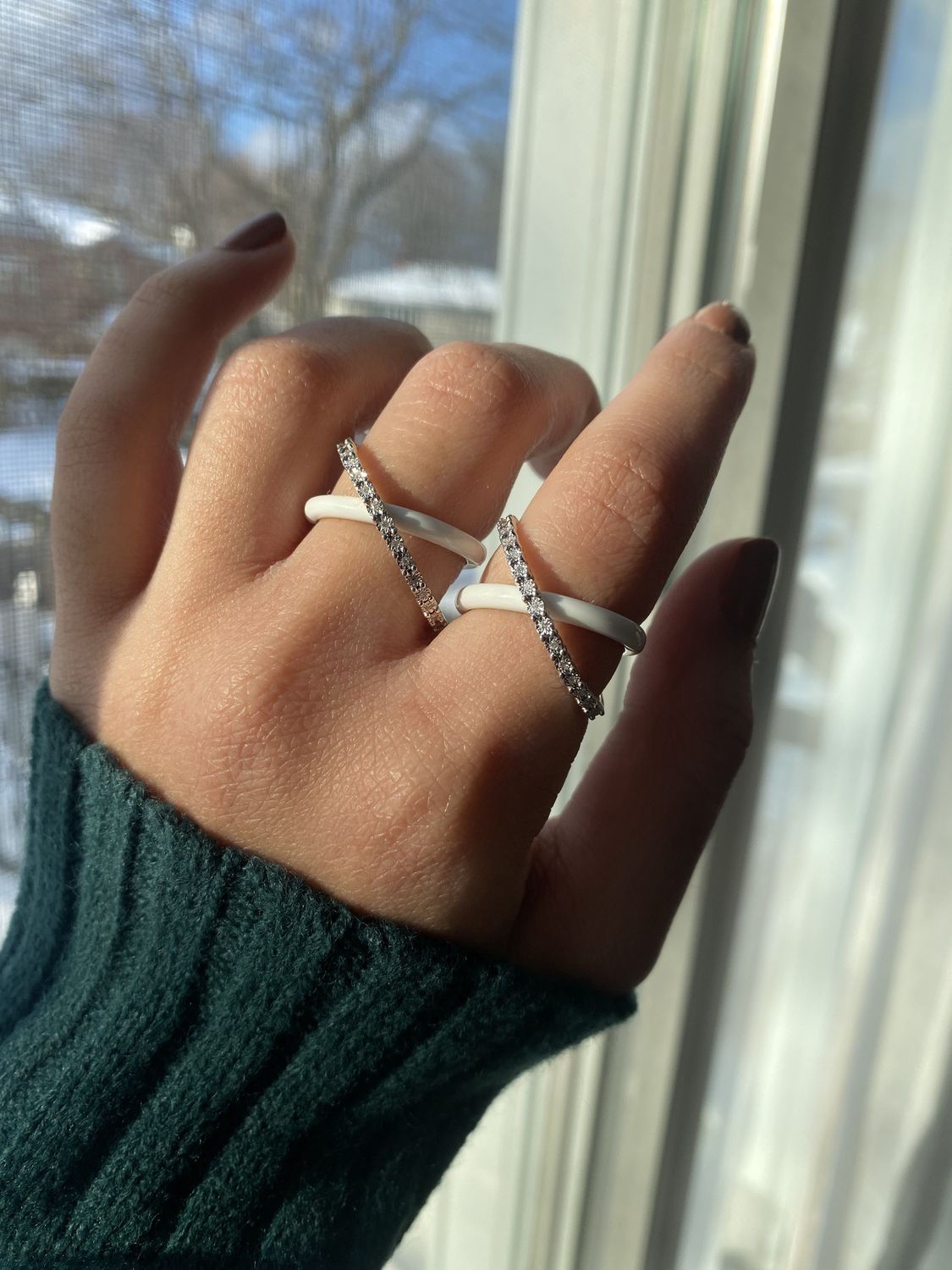 Diamond Crossover Ring 1.71cts 3.52g