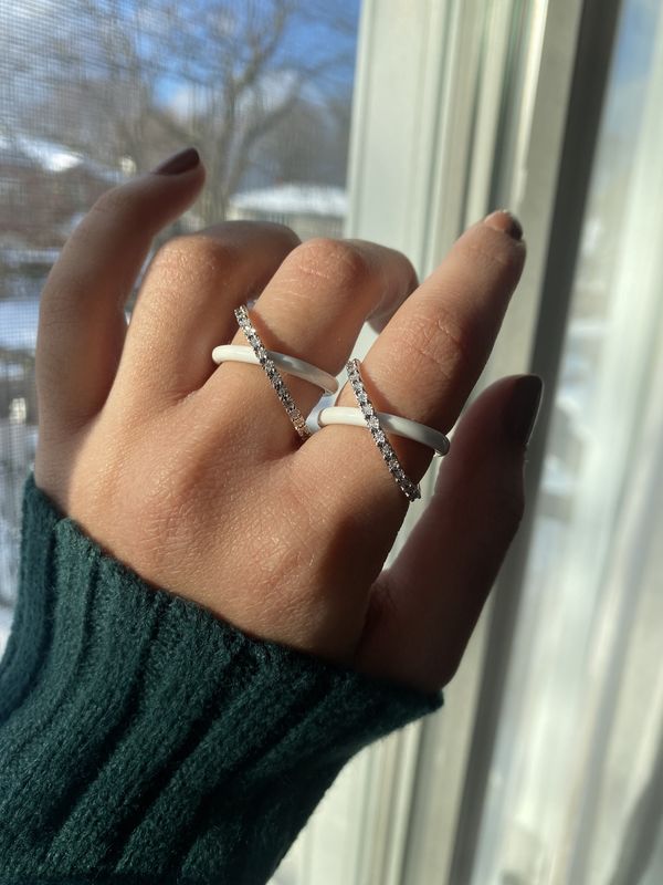 Diamond Crossover Ring 1.71cts 3.52g
