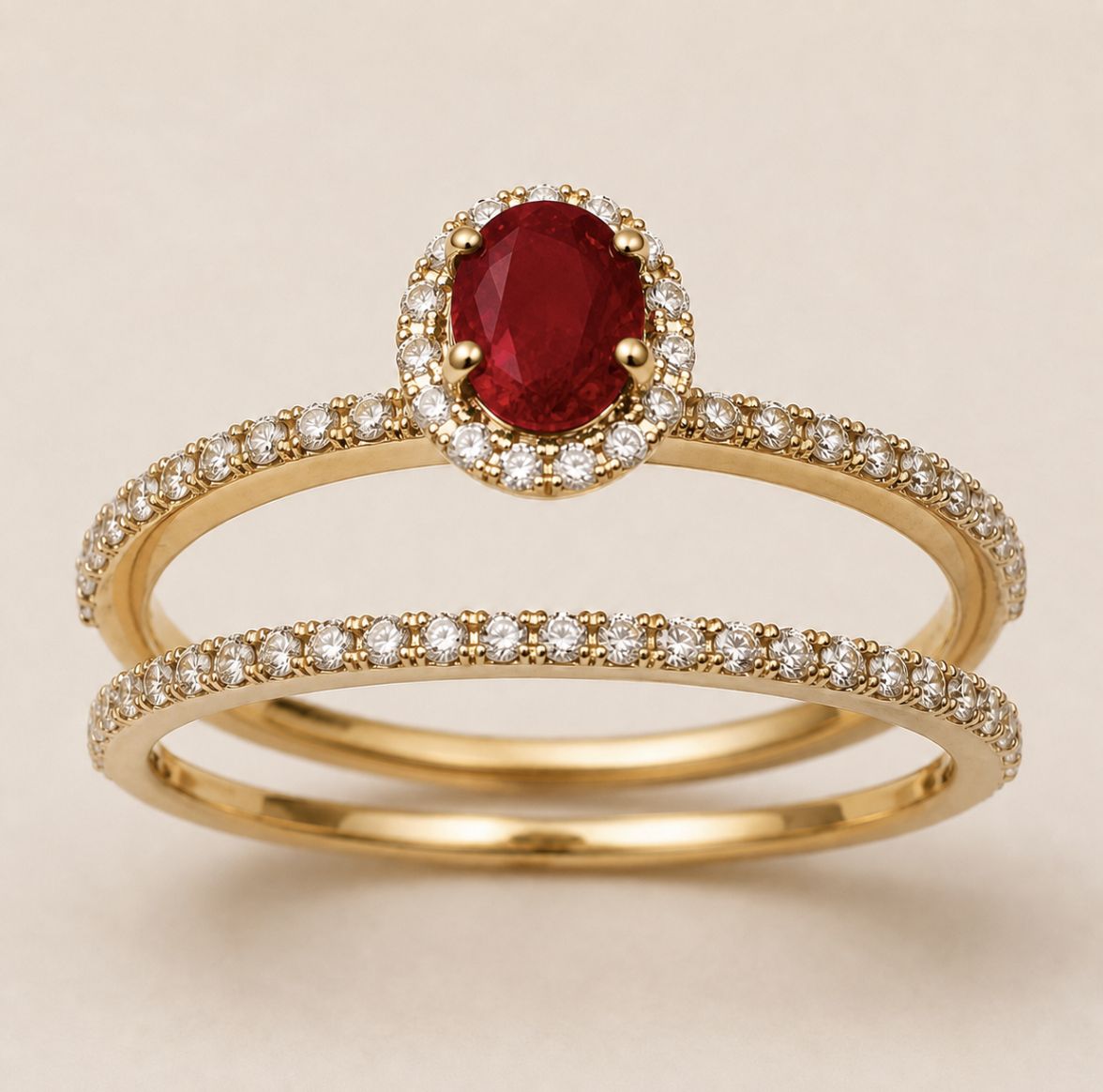 Double Ruby Ring