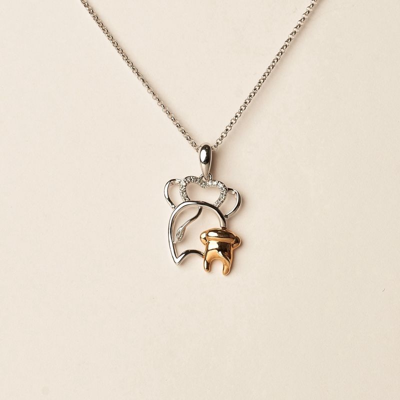 Elephant Duo Necklace