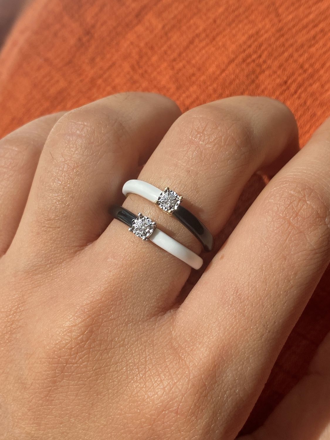 Black Ice Diamond Ring