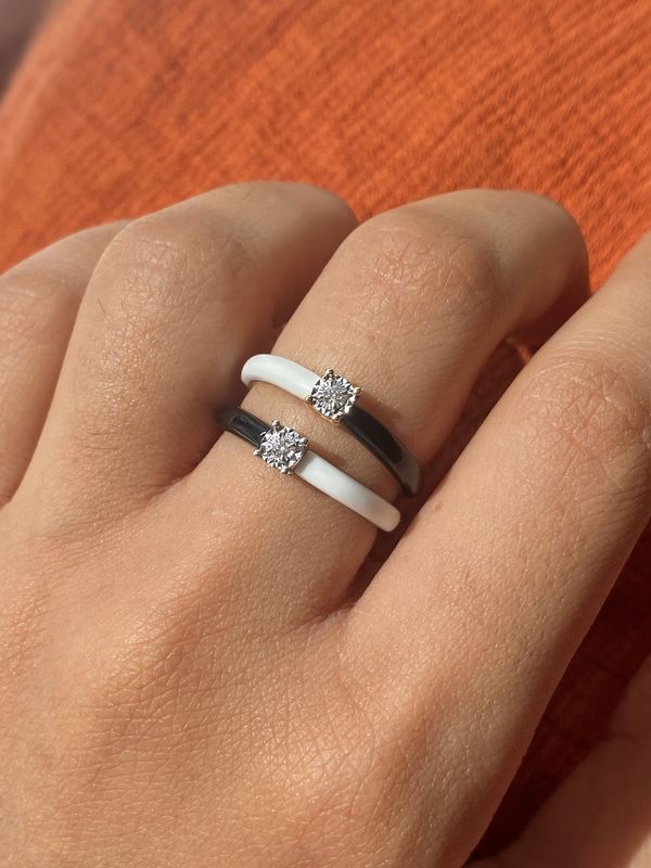 Black Ice Diamond Ring