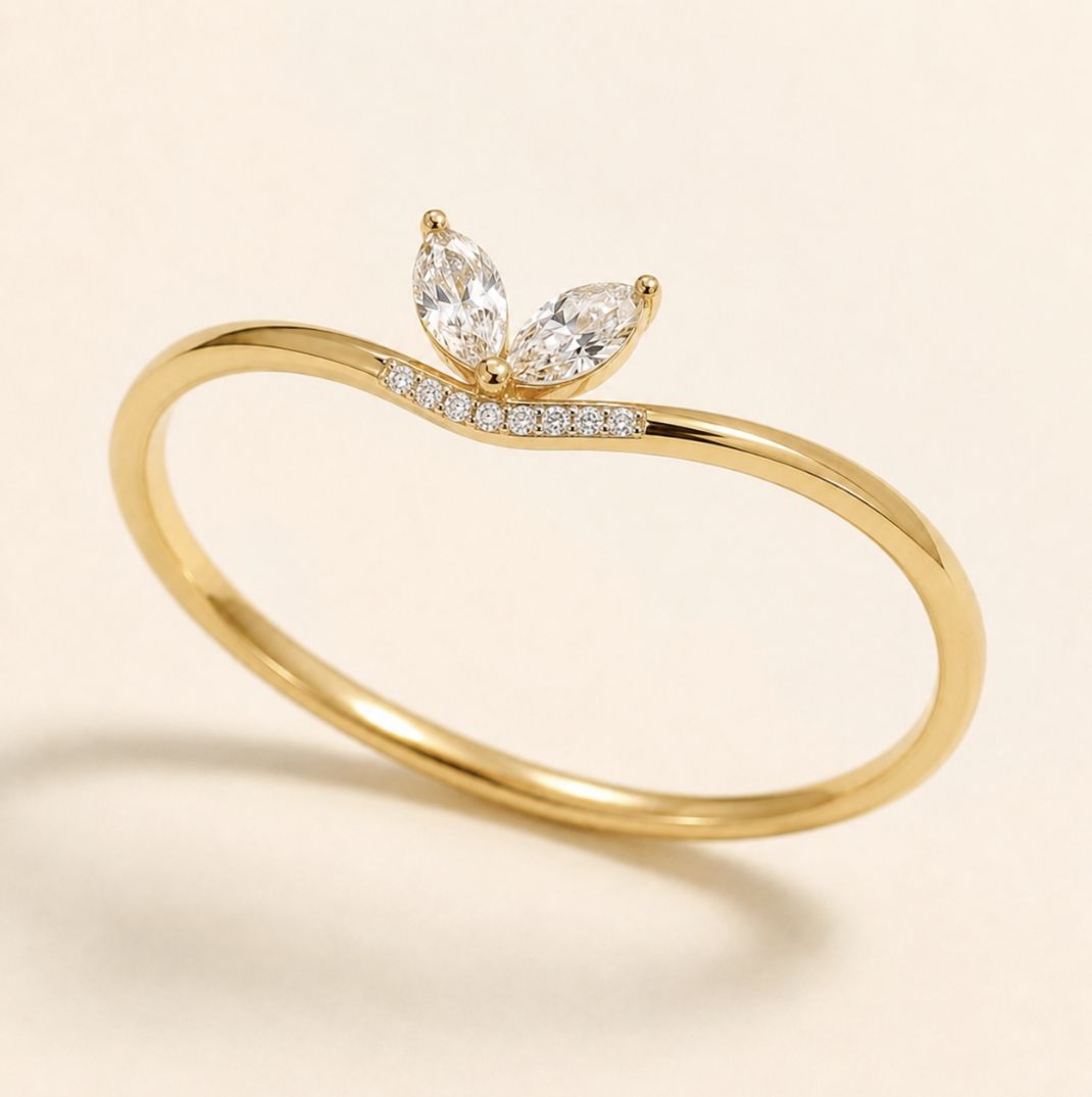 Diamond Sprout Ring