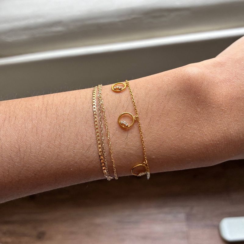 Circle Dangle Bracelet