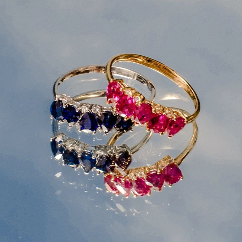 Pear Stacking Ring
